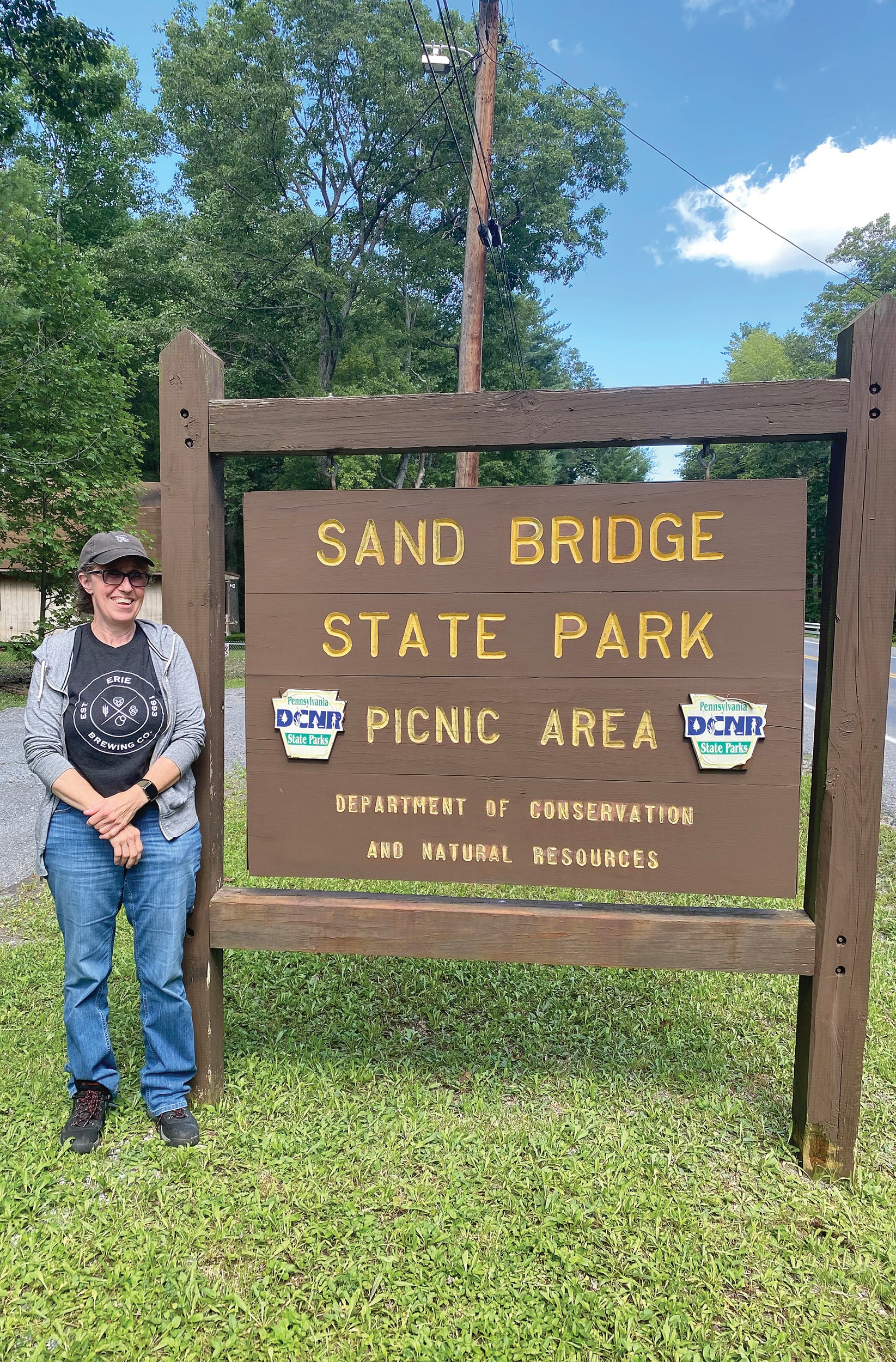 Northwestern Rural Electric Cooperative member Holly Jacobs visited Union County’s Sand Bridge State Park in 2024