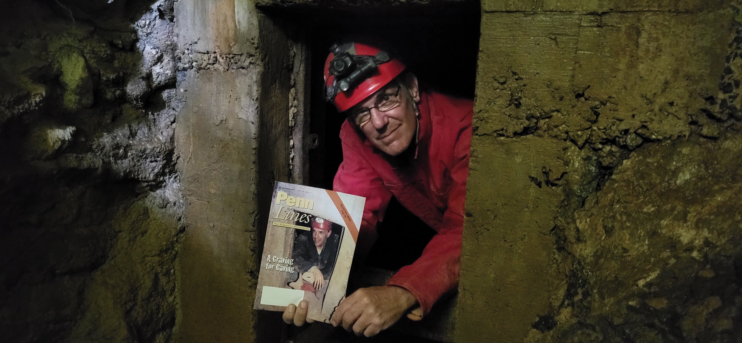 George Bange, a member of Valley Rural Electric Cooperative, recreates the cover image of the November 2001 issue