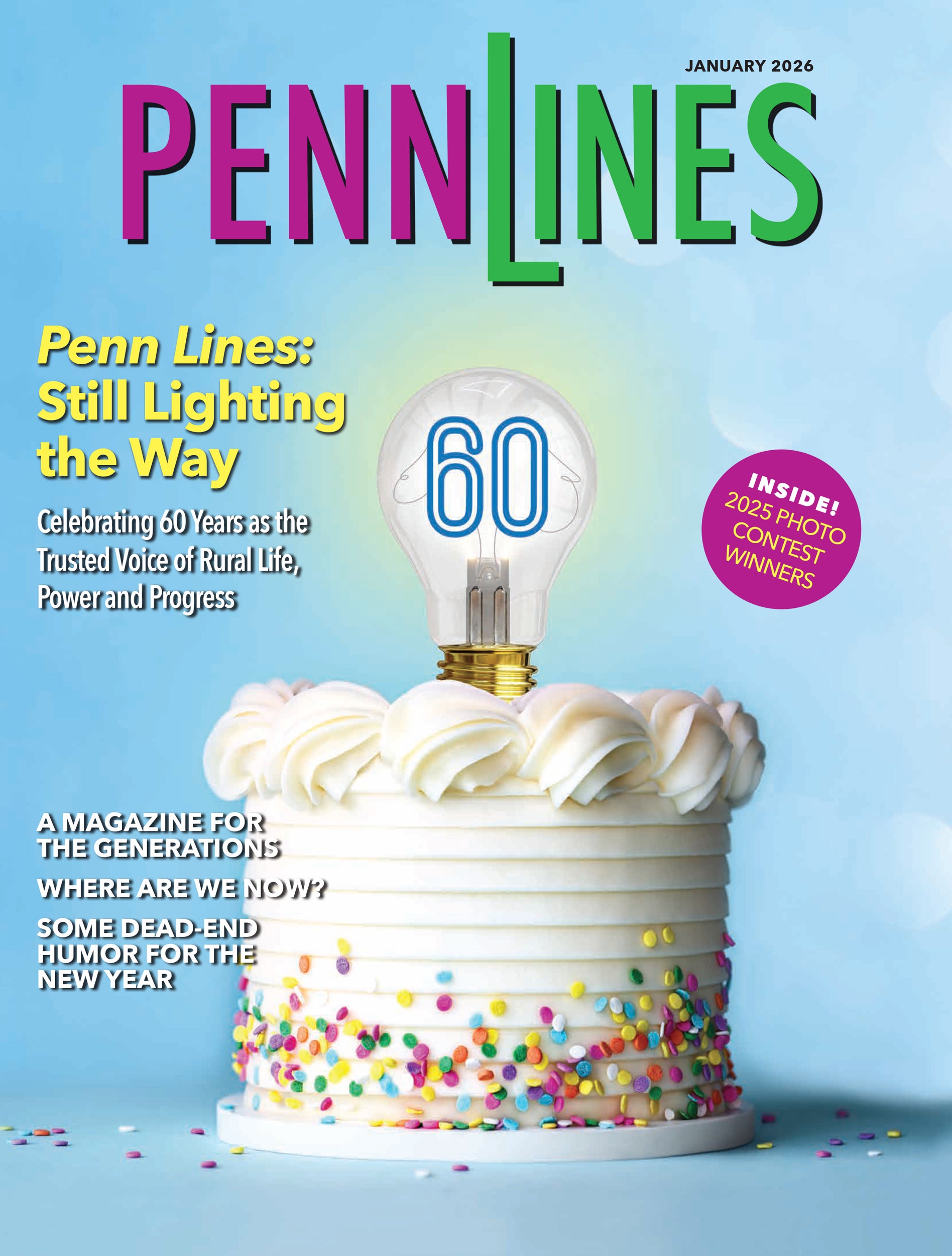 60th Anniversary Penn Lines magazine cover