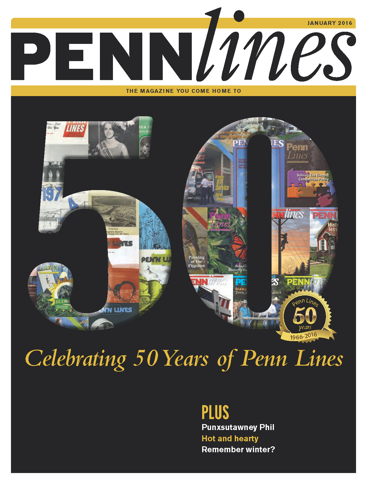 50th Anniversary Penn Lines magazine cover